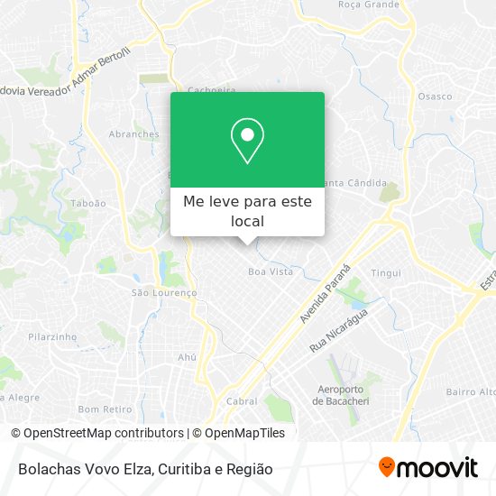 Bolachas Vovo Elza mapa