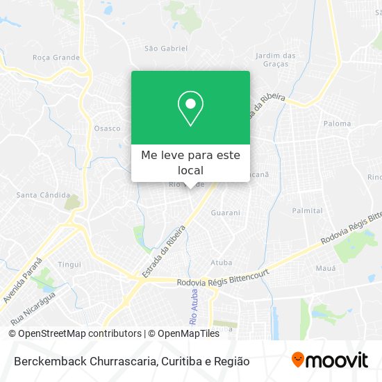 Berckemback Churrascaria mapa