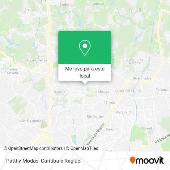 Patthy Modas mapa