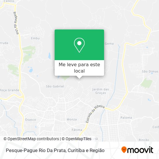 Pesque-Pague Rio Da Prata mapa