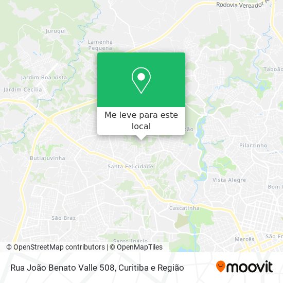 Rua João Benato Valle 508 mapa