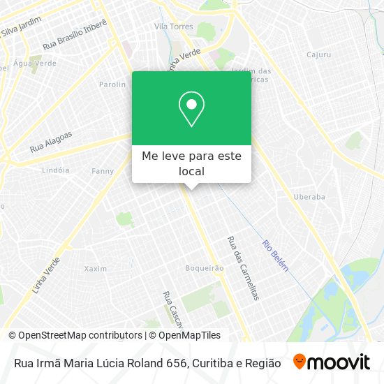 Rua Irmã Maria Lúcia Roland 656 mapa