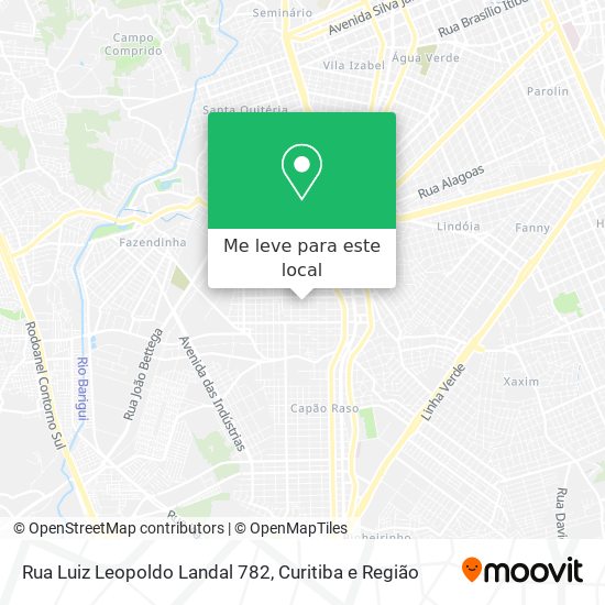 Rua Luiz Leopoldo Landal 782 mapa