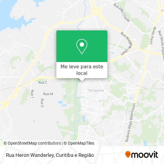 Rua Heron Wanderley mapa