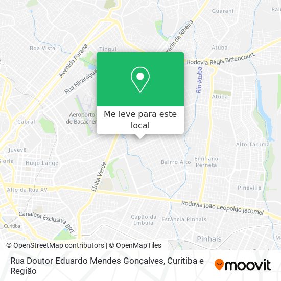 Rua Doutor Eduardo Mendes Gonçalves mapa