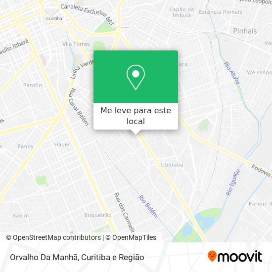 Orvalho Da Manhã mapa