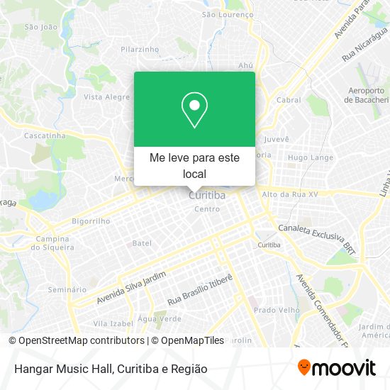 Hangar Music Hall mapa