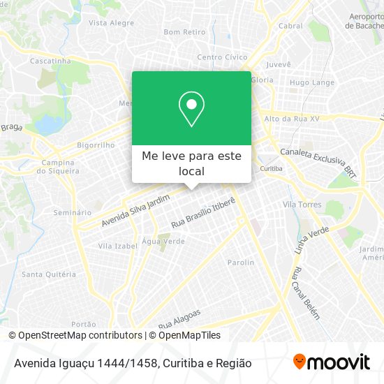 Avenida Iguaçu 1444/1458 mapa