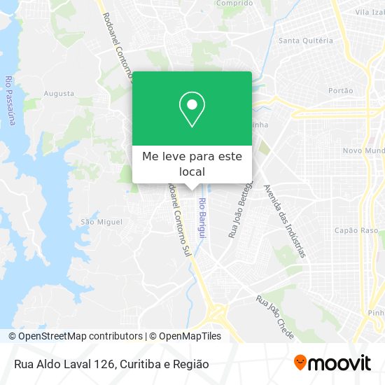 Rua Aldo Laval 126 mapa