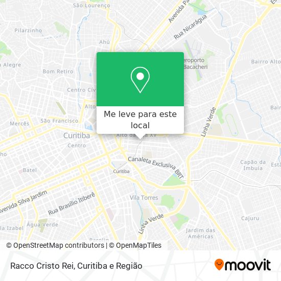 Racco Cristo Rei mapa