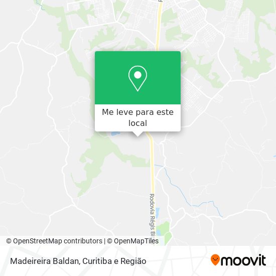 Madeireira Baldan mapa