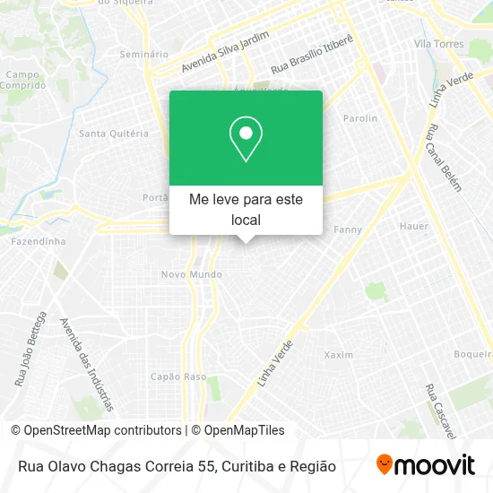 Rua Olavo Chagas Correia 55 mapa