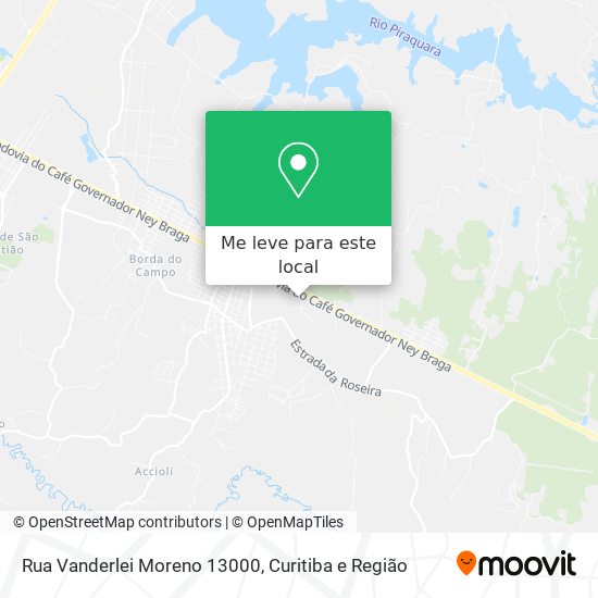 Rua Vanderlei Moreno 13000 mapa