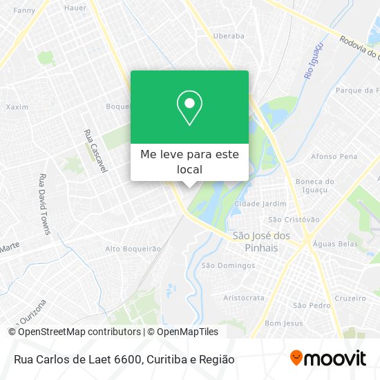 Rua Carlos de Laet 6600 mapa