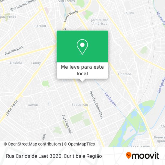 Rua Carlos de Laet 3020 mapa
