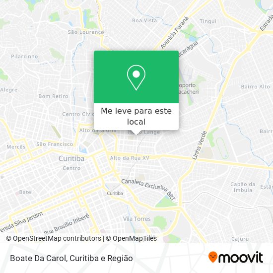 Boate Da Carol mapa