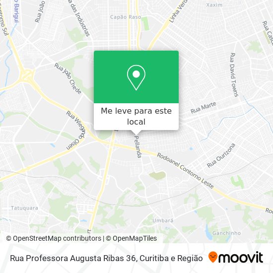 Rua Professora Augusta Ribas 36 mapa
