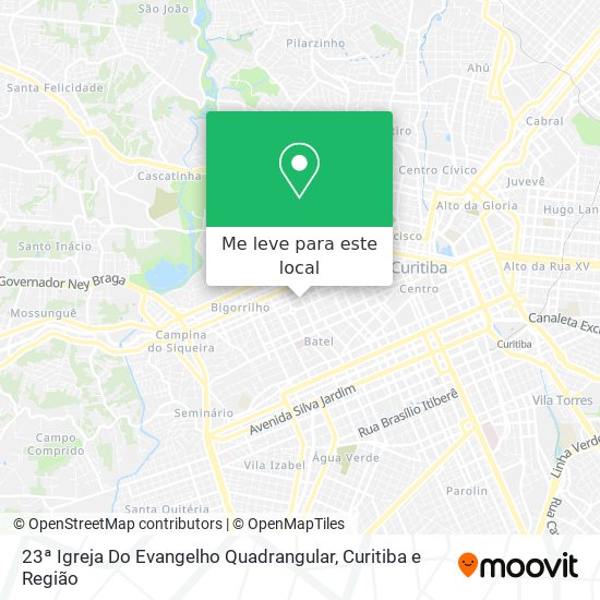 23ª Igreja Do Evangelho Quadrangular mapa