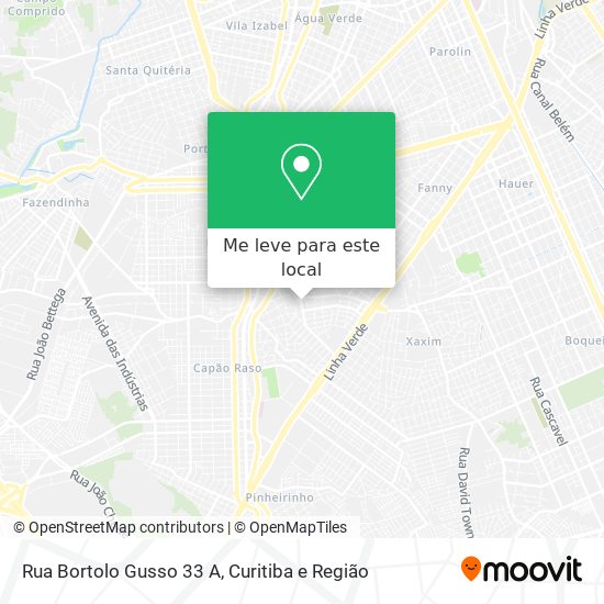 Rua Bortolo Gusso 33 A mapa