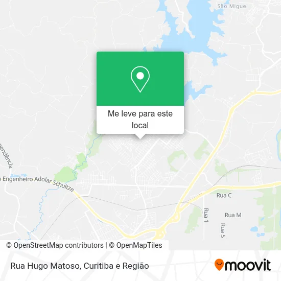 Rua Hugo Matoso mapa