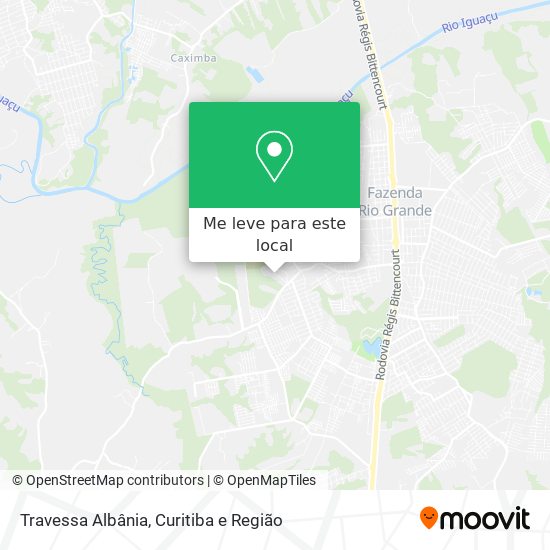 Travessa Albânia mapa