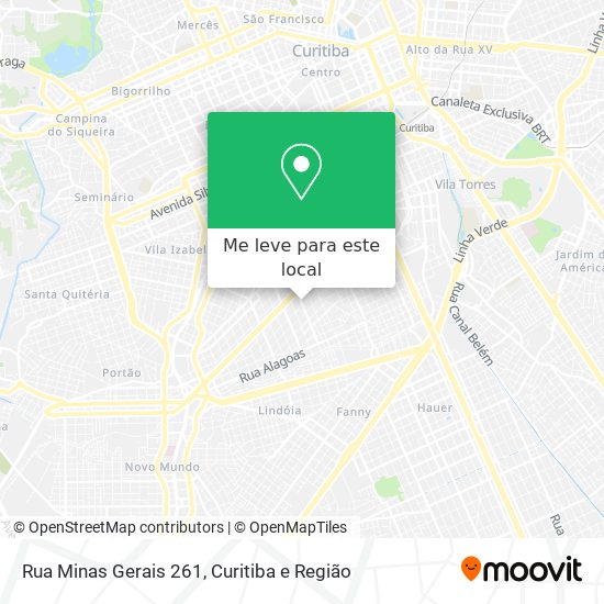 Rua Minas Gerais 261 mapa