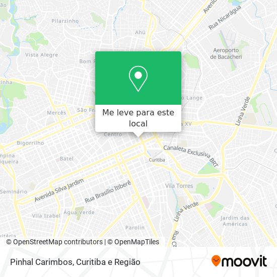 Pinhal Carimbos mapa