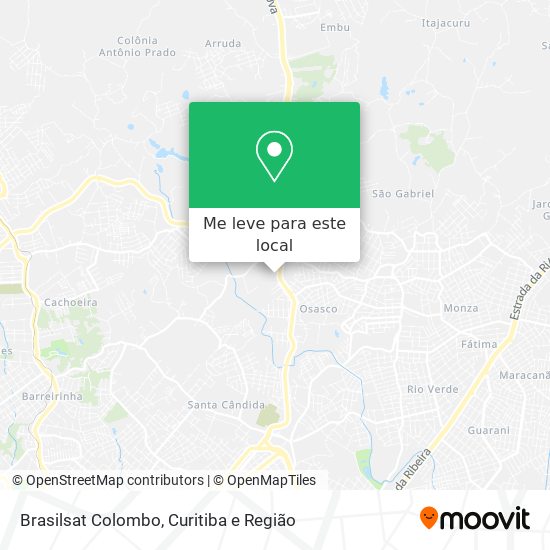 Brasilsat Colombo mapa
