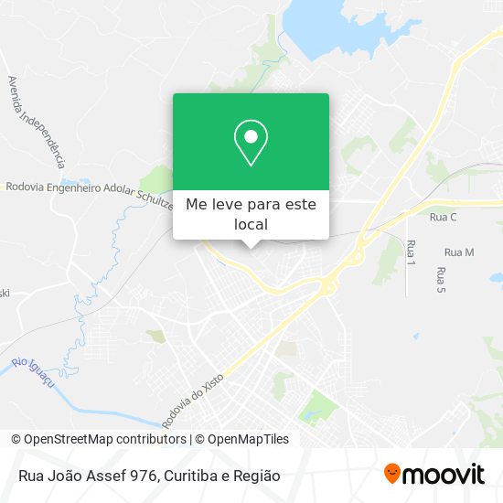 Rua João Assef 976 mapa