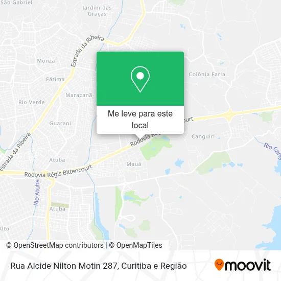 Rua Alcide Nilton Motin 287 mapa