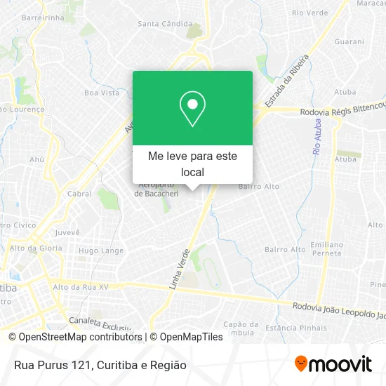 Rua Purus 121 mapa