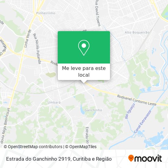 Estrada do Ganchinho 2919 mapa