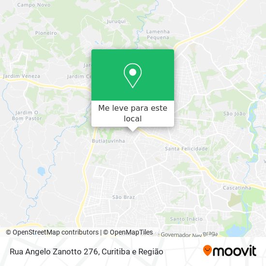 Rua Angelo Zanotto 276 mapa