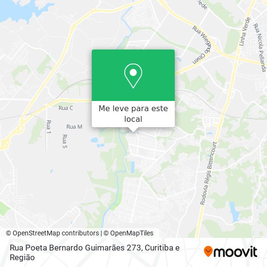 Rua Poeta Bernardo Guimarães 273 mapa