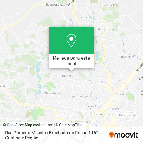 Rua Primeiro Ministro Brochado da Rocha 1162 mapa