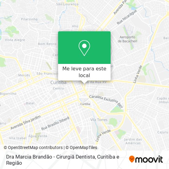 Dra Marcia Brandão - Cirurgiã Dentista mapa
