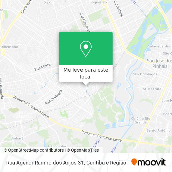Rua Agenor Ramiro dos Anjos 31 mapa