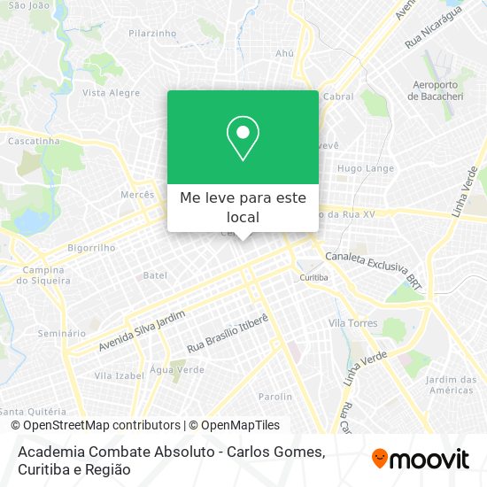 Academia Combate Absoluto - Carlos Gomes mapa