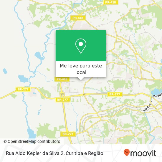 Rua Aldo Kepler da Silva 2 mapa