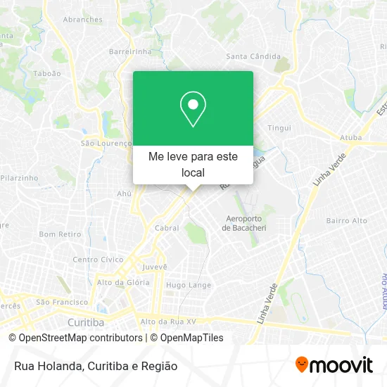 Rua Holanda mapa