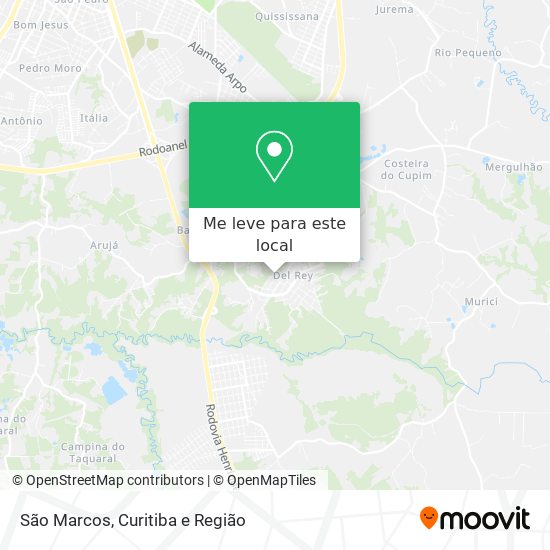 São Marcos mapa