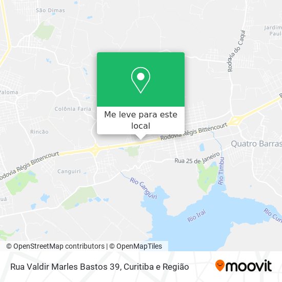 Rua Valdir Marles Bastos 39 mapa