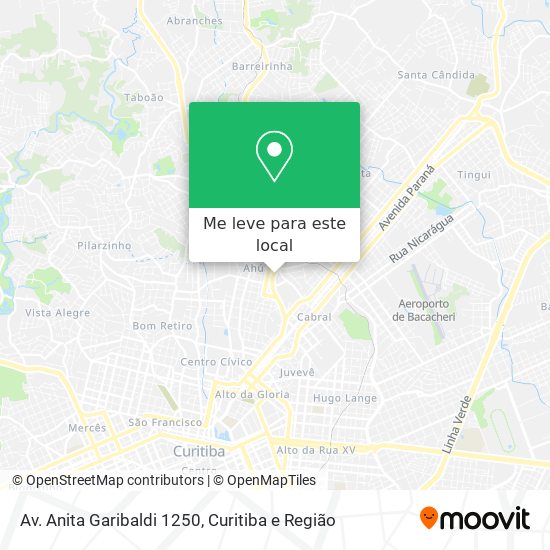 Av. Anita Garibaldi 1250 mapa