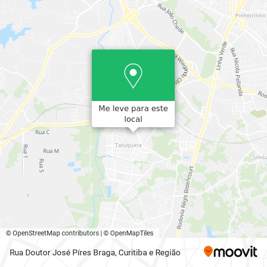 Rua Doutor José Píres Braga mapa