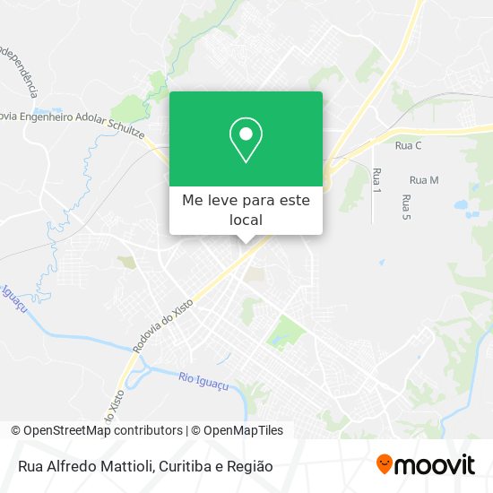 Rua Alfredo Mattioli mapa