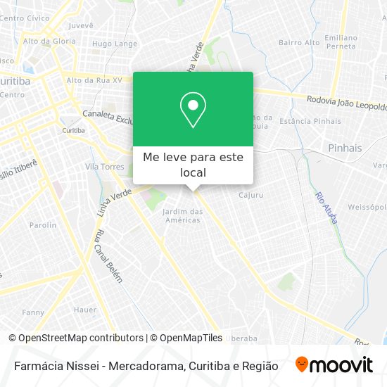 Farmácia Nissei - Mercadorama mapa
