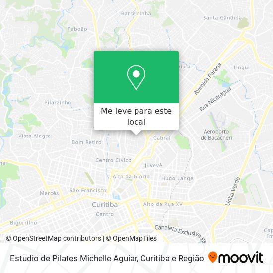 Estudio de Pilates Michelle Aguiar mapa