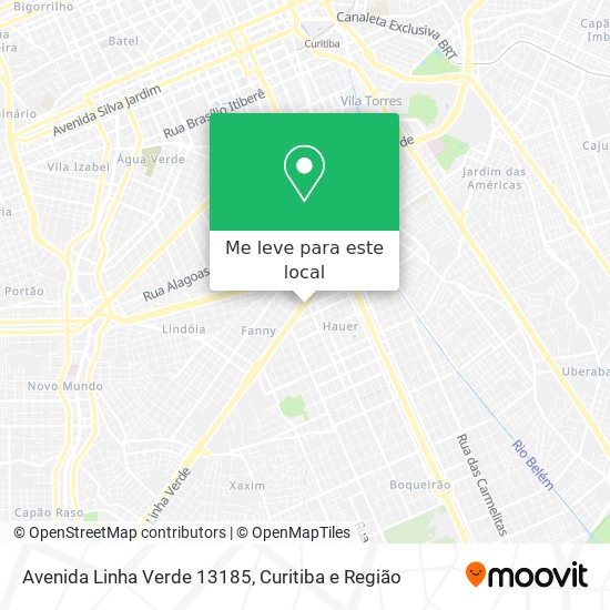 Avenida Linha Verde 13185 mapa