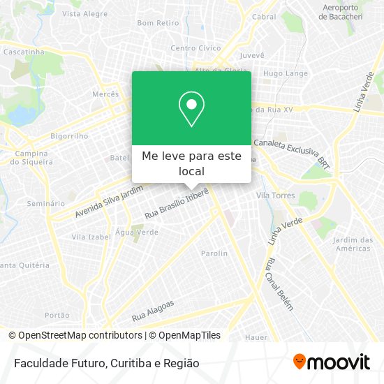 Faculdade Futuro mapa