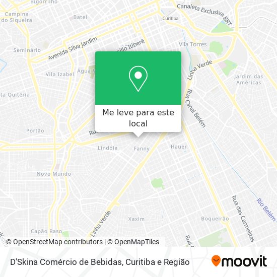 D'Skina Comércio de Bebidas mapa